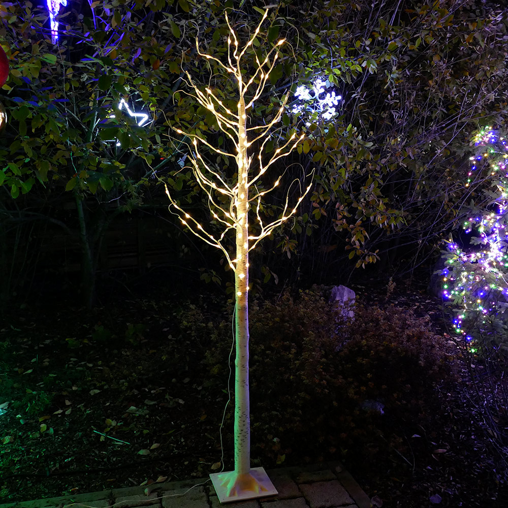 LED Ahorn Baum Lichterbaum außen Warmweiß