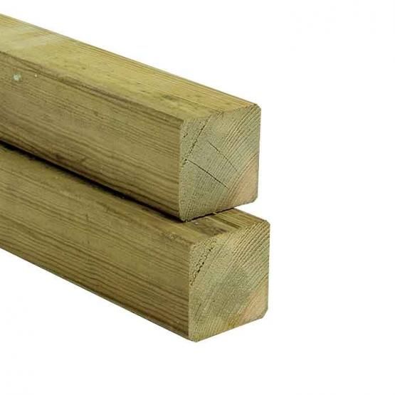 Kantholz 70x70 mm Kiefer imprägniert Konstruktionsholz Pfosten Länge