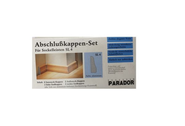 PARADOR - Abschlußkappen-Set für Sockelleisten SL4