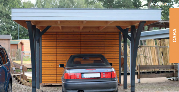 Premium Carport Caro 6835 F + 1835 AN