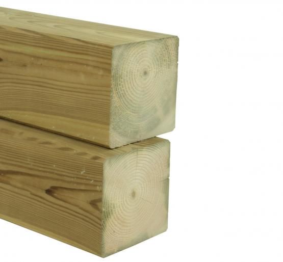 Kantholz Kiefer imprägniert 115x115x4000 mm Konstruktionsholz Bohlen Holz Pfosten
