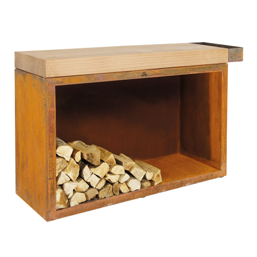 OFYR Butcher Block Storage 135 Corten Keramik Dunkelgrau