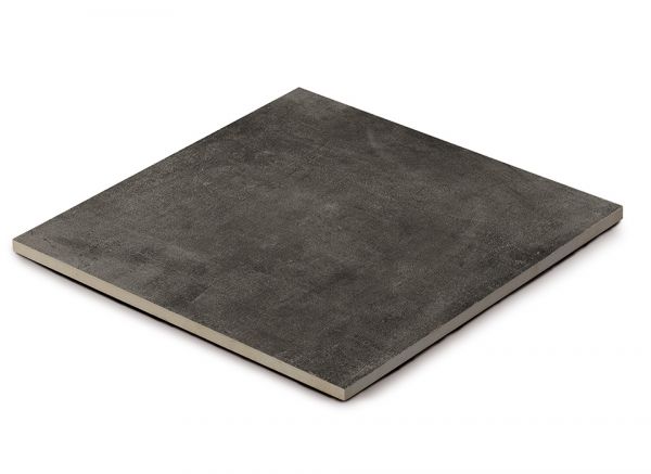 KERAMIKPLATTE Cemento Black 60x60x2CM FEINSTEIN MODERN 21,6 M², 60 STK. (LAGERARTIKEL)