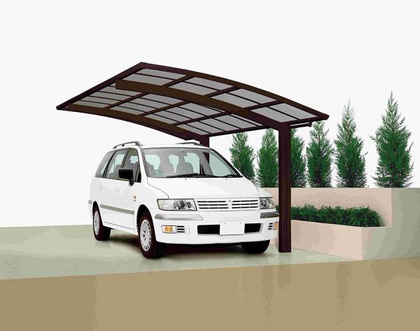 Ximax Carport Portoforte Typ 60 mattbraun 495 x 270 cm