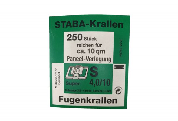 STABA - Fugenkrallen S 4/10 - 250 Stück