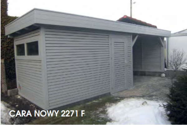 Premium Gartenhaus Cara Nowy 2271 F