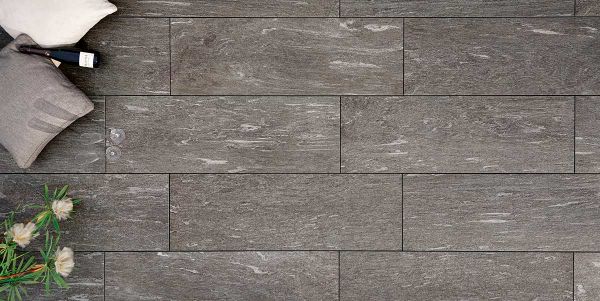 KERAMIKPLATTE HARENA CALANCA DARK 40x120x2 cm FEINSTEINZEUG MODERN 23,04 m², 48 STK. (1 Palette)