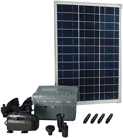 Neu SolarMax 1000 Springbrunnenpumpe Solar-Teichpumpen-Set mit Akku 1351182