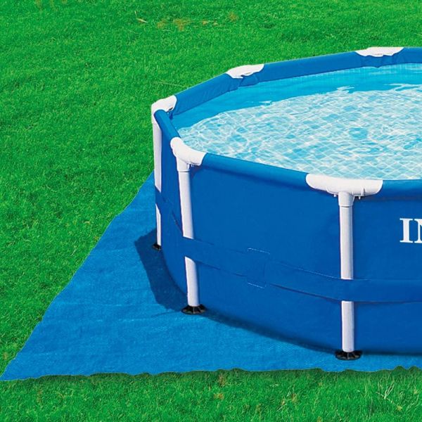 Intex Pool Ground Cloth - Pool Bodenplane - 4,72 m² - Für Easy Set und Frame Pools von 244 - 457 cm