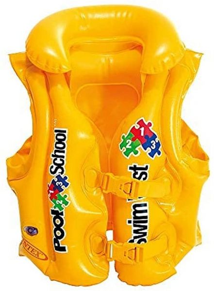 Intex Schwimmhilfe - Deluxe Schwimmweste - Pool School Step 2 - Für 3-6 Jahre