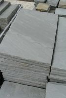 Trittplatte Sandstein grau naturbelassen 40x60x3 cm