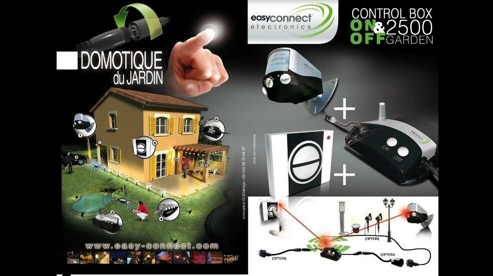 Easy Connect Gartensystem Beleuchtung ON/OFF BOX Funk Set  66106  E2-5 
