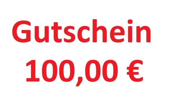 Geschenkgutschein 100,00 € Geschenk Gutschein von Gartenwelt Riegelsberger