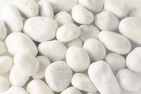 Carrara Kies 60-100 mm 25 kg Sack Marmor weiß Gabionenfüllung
