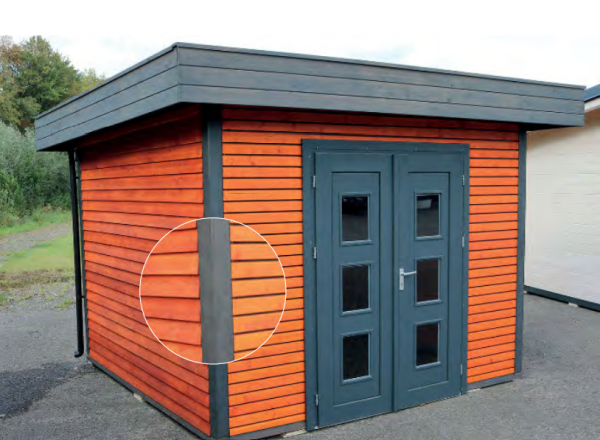 Premium Gartenhaus Cara Oranje 3030 F