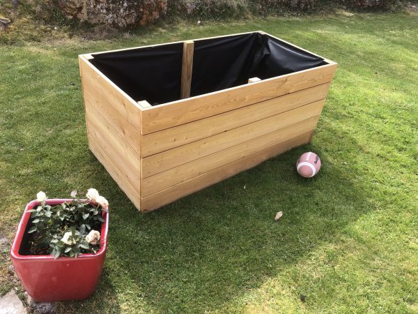 Hochbeet Basic aus Lärchenholz Höhe 71 cm Rustikalsortierung Kräuterbeet Pflanzbeet