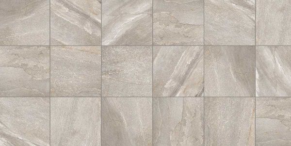 KERAMIKPLATTE ETNA LIGHT GREY 60x60x2 cm FEINSTEINUG MODERN 21,60 m², 60 STK. (1 Palette)