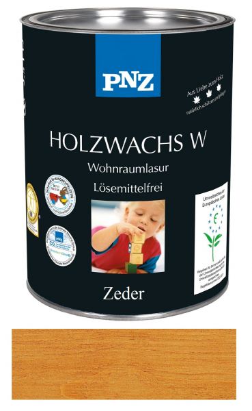 PNZ Holzwachs W lösemittelfrei, Gebinde: 0.75L, Farbe: Zeder