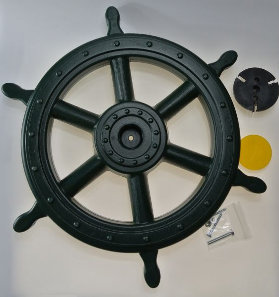 Schiffslenker XXL GRÜN Ø 400/540 mm Piraten-Lenkrad für Spielhaus Spielturm